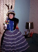 S1629 woman in Ruths prom dress